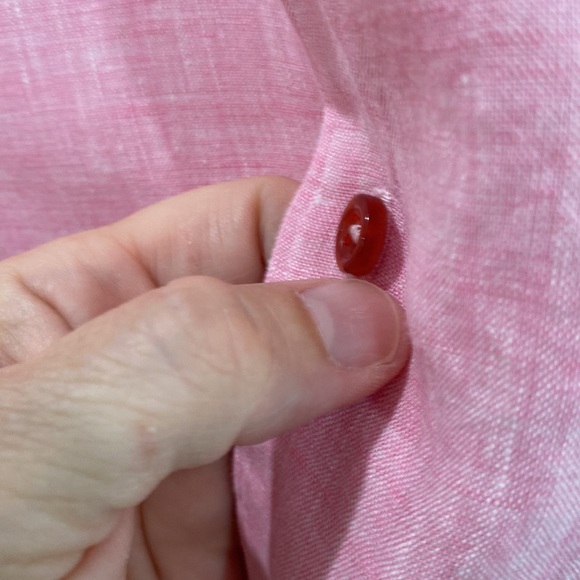 INSERCH COLLEZIONE 100% LINEN SHIRT - Picture 3 of 12